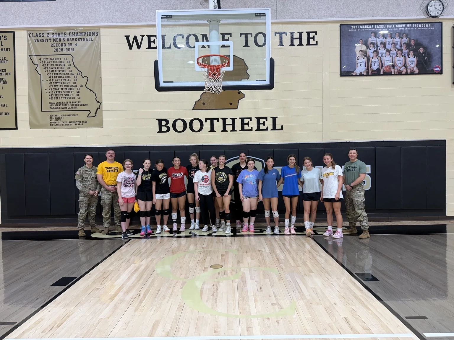 Bootheel school workout with SGT Barks