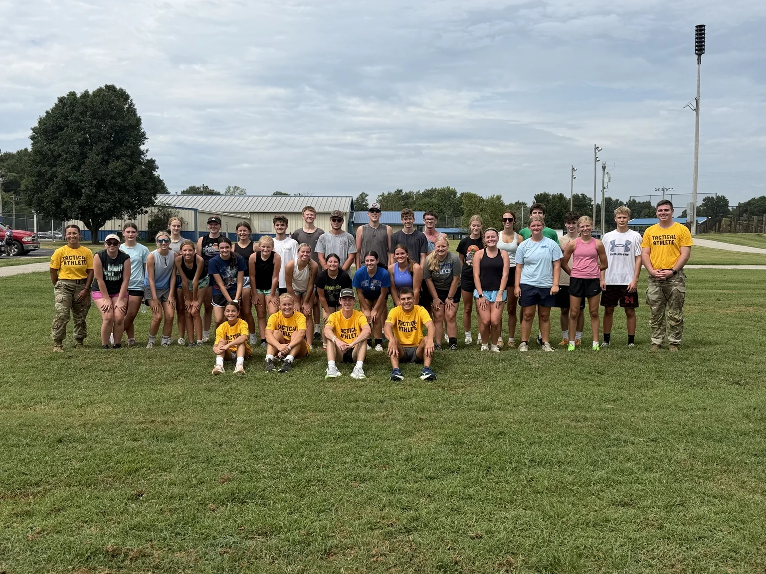Southeast Missouri student workout with Missouri Army National Guard